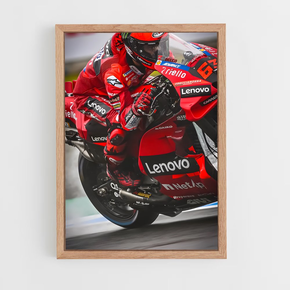Poster somptueux de la Desmosedici GP – affiche Ducati (vue 4)